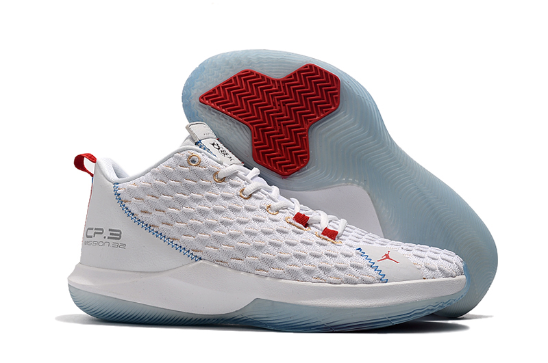 Jordan CP3 XII White Red Shoes